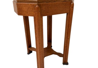 Art Deco Amsterdamse School Octagonal Side Table, 1920s